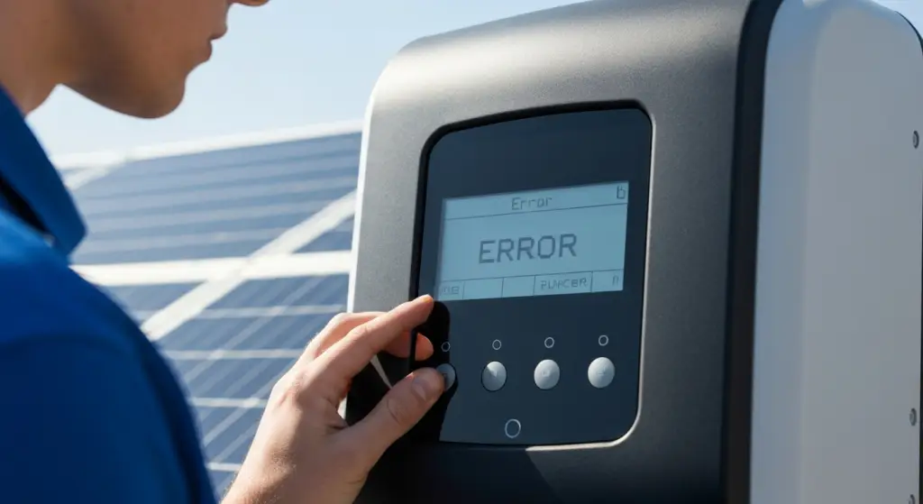 zonnepanelen storing