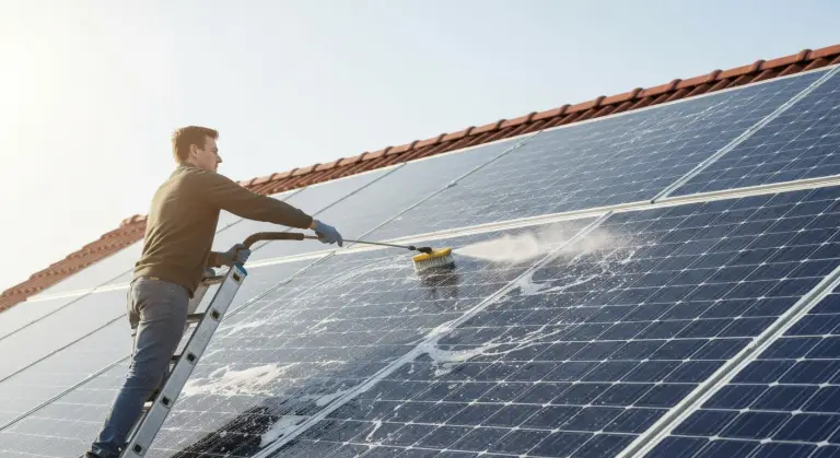 zonnepanelen schoonmaken