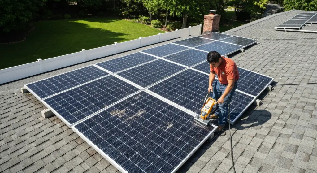 zonnepanelen onderhoud